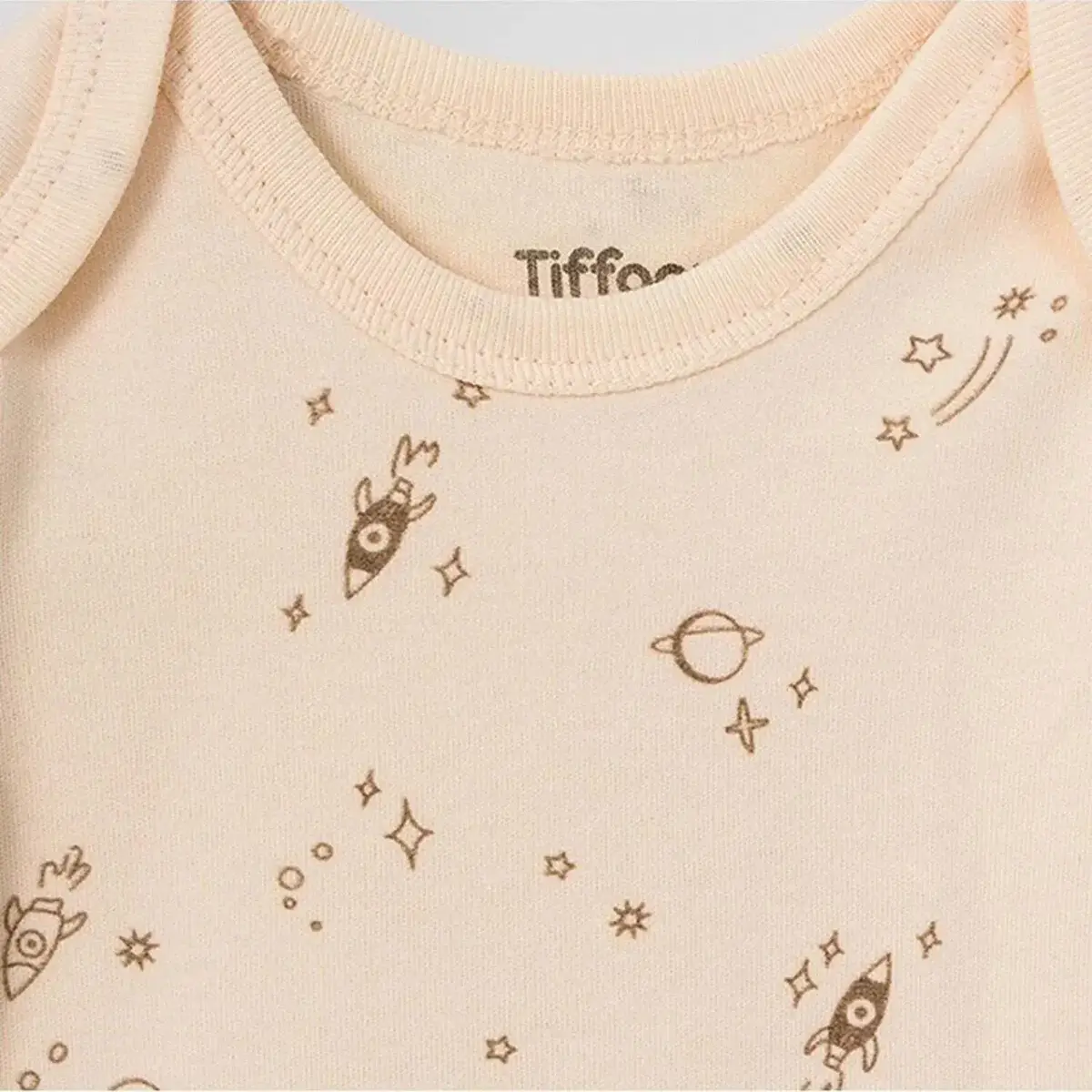Tiffany Body Kısa Kol Galaxy Organic Theme