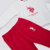 U.S. Polo 2li Takım Sweatshirt Krem