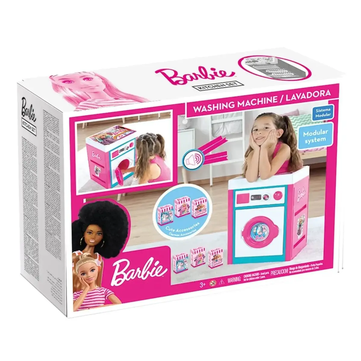 Dolu Barbie Çamaşır Makinası