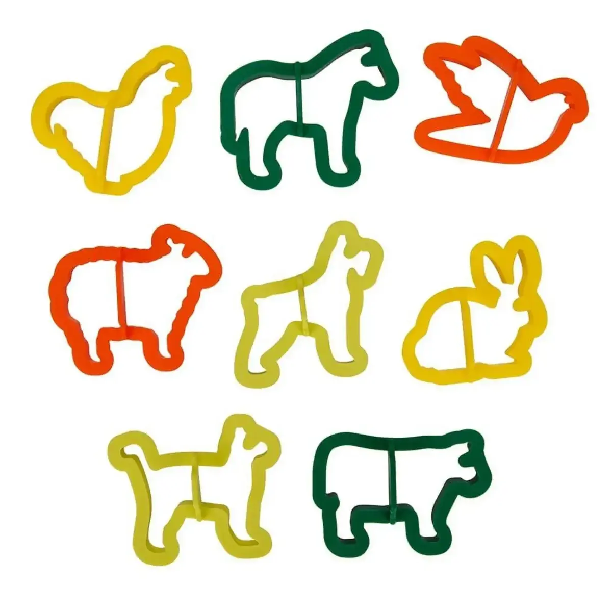 Crafy Oyun Hamur Kalıbı Çiftlik Hayvanları 8 Parça Kartela