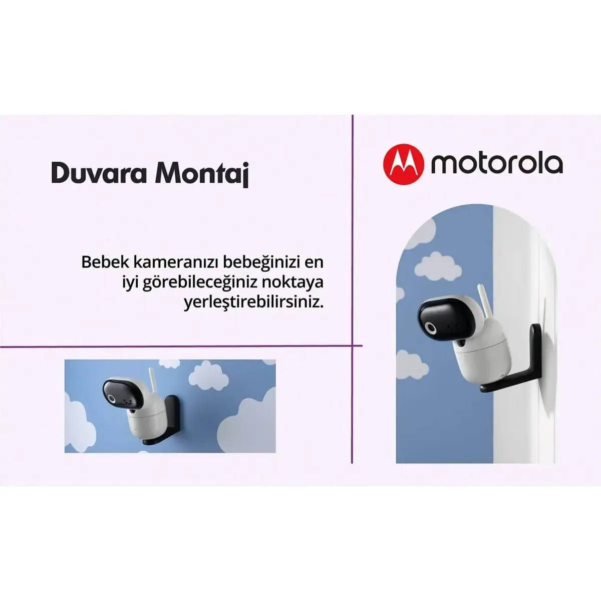 Motorola PİP1510 FHD Wifi  Connect Bebek Kamerası 5 inç LCD