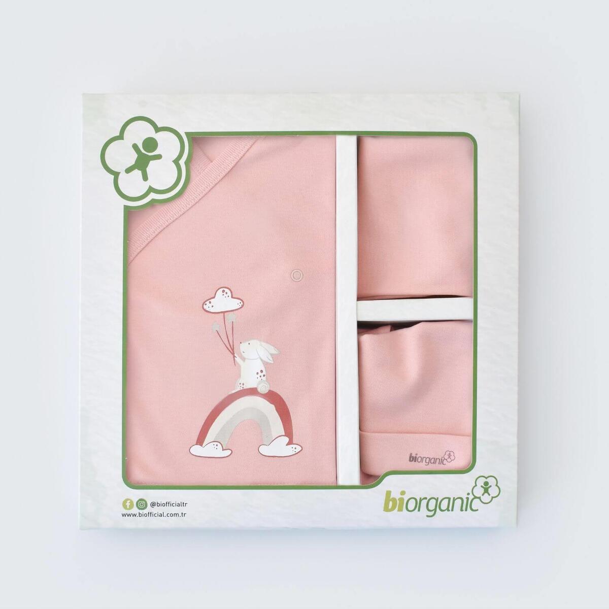 Bibaby Organik Hastane Çıkışı 5li Live Color Rabbit Somon
