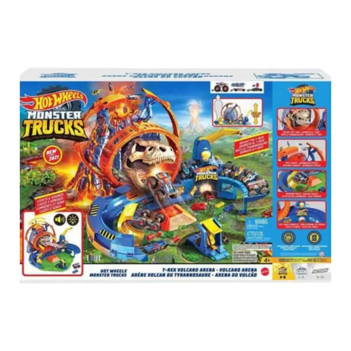 Hot Wheels Monster Trucks Volkanik Alanda Macera Oyun Seti