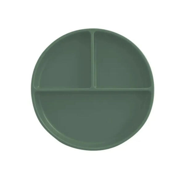BM Care Porsiyon Vakumlu Mama Tabağı-Yeşil