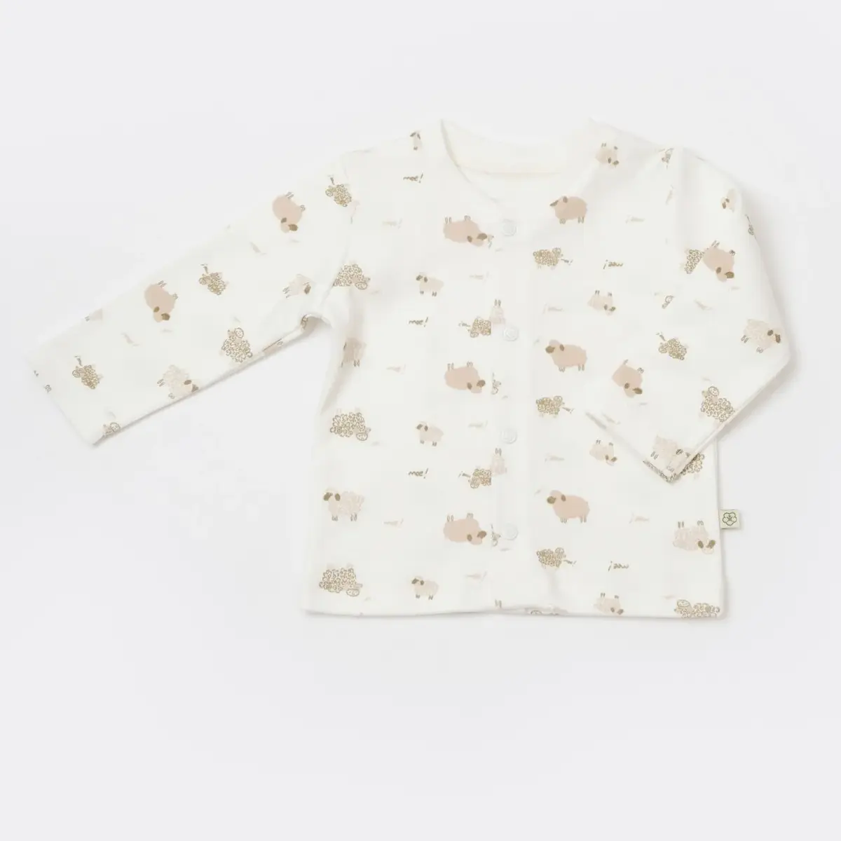 Bibaby Organik Zıbın Takımı Battaniyeli Tüllü Baby Sheep Ekru