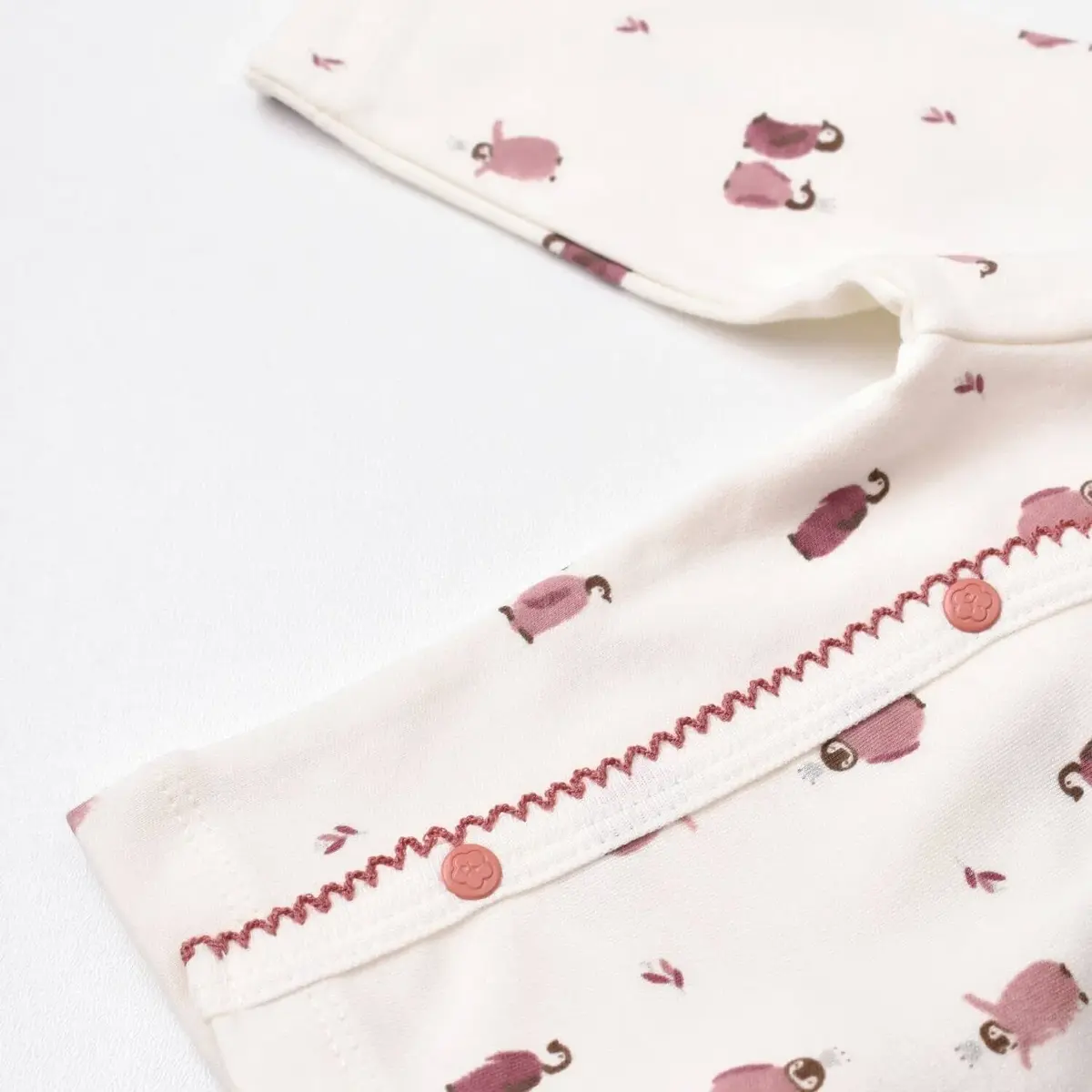 Bibaby Organik Zıbın Takımı 3lü Little Love Rose Dry