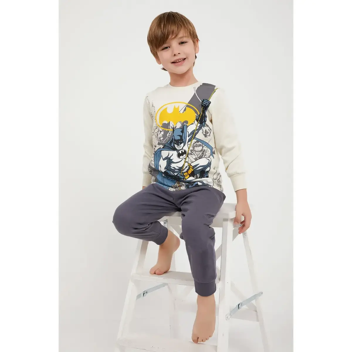 RolyPoly Batman Pijama Takımı Kemik