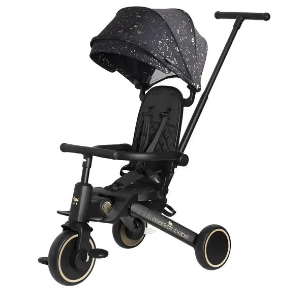 Merkür Bebe 9in1 Hawk Üç Tekerlekli Bebek ve Çocuk Bisikleti Premium Gold