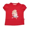 Mini Damla T-Shirt Kedili Kız Kırmızı