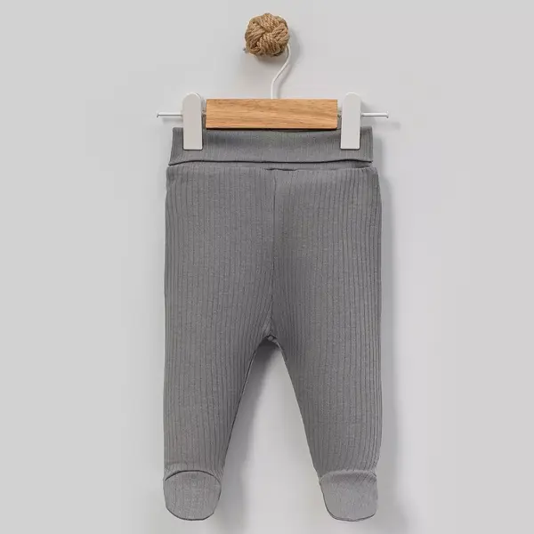 Angeltouch Pantolon Patikli Raporlu Gri