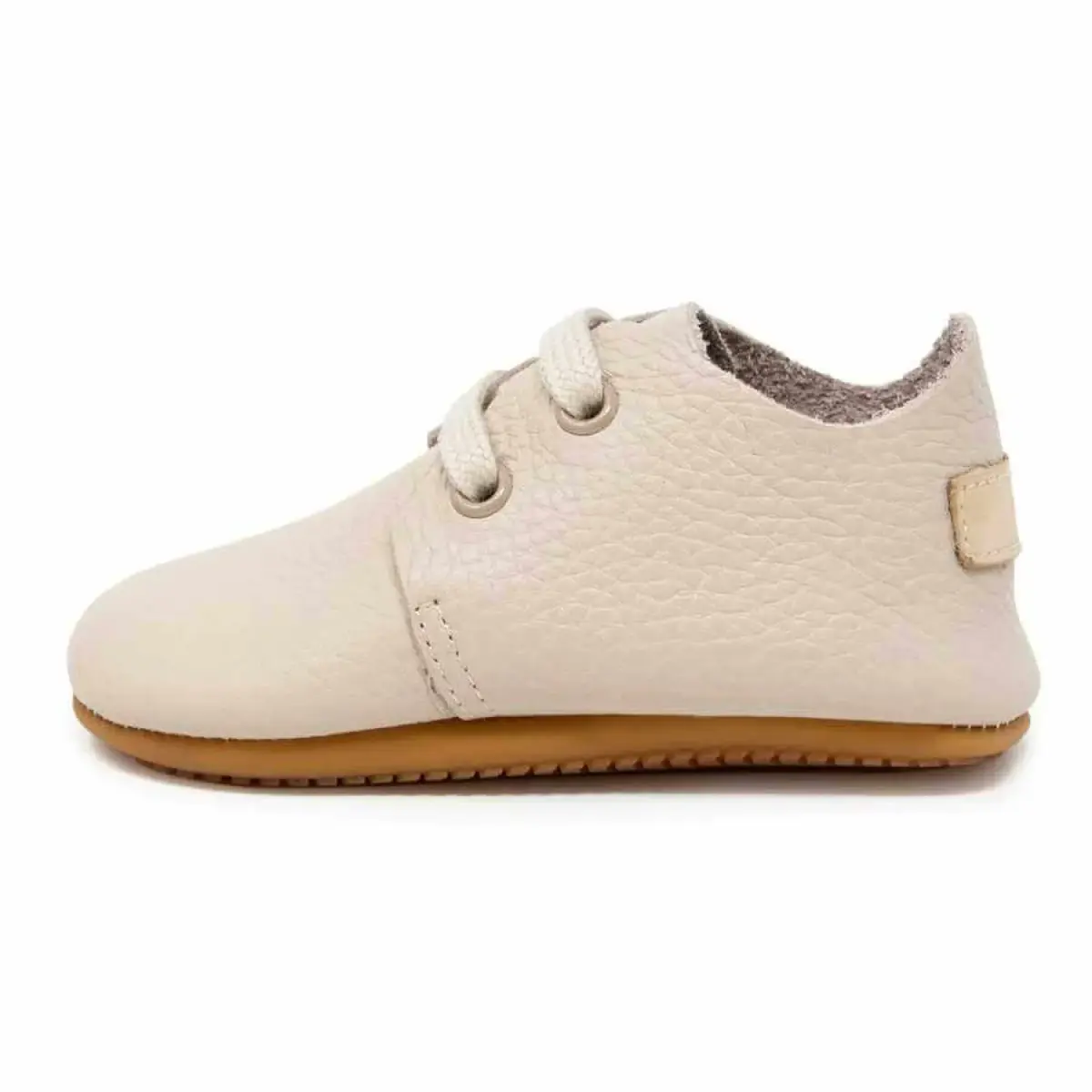 Ella Bonna Bebek Ayakkabısı Hakiki Deri Oxford Bej