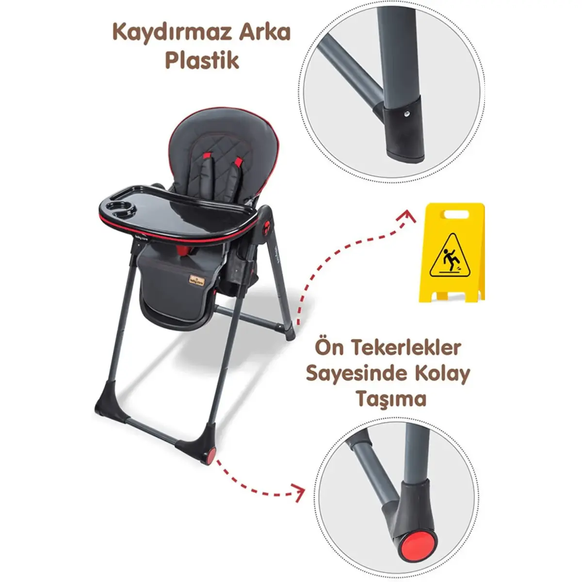 Baby Care Multiflex Mama Sandalyesi Siyah