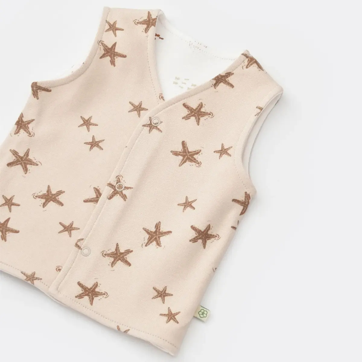 Bibaby Organik Yelek Magic Starfish Latte