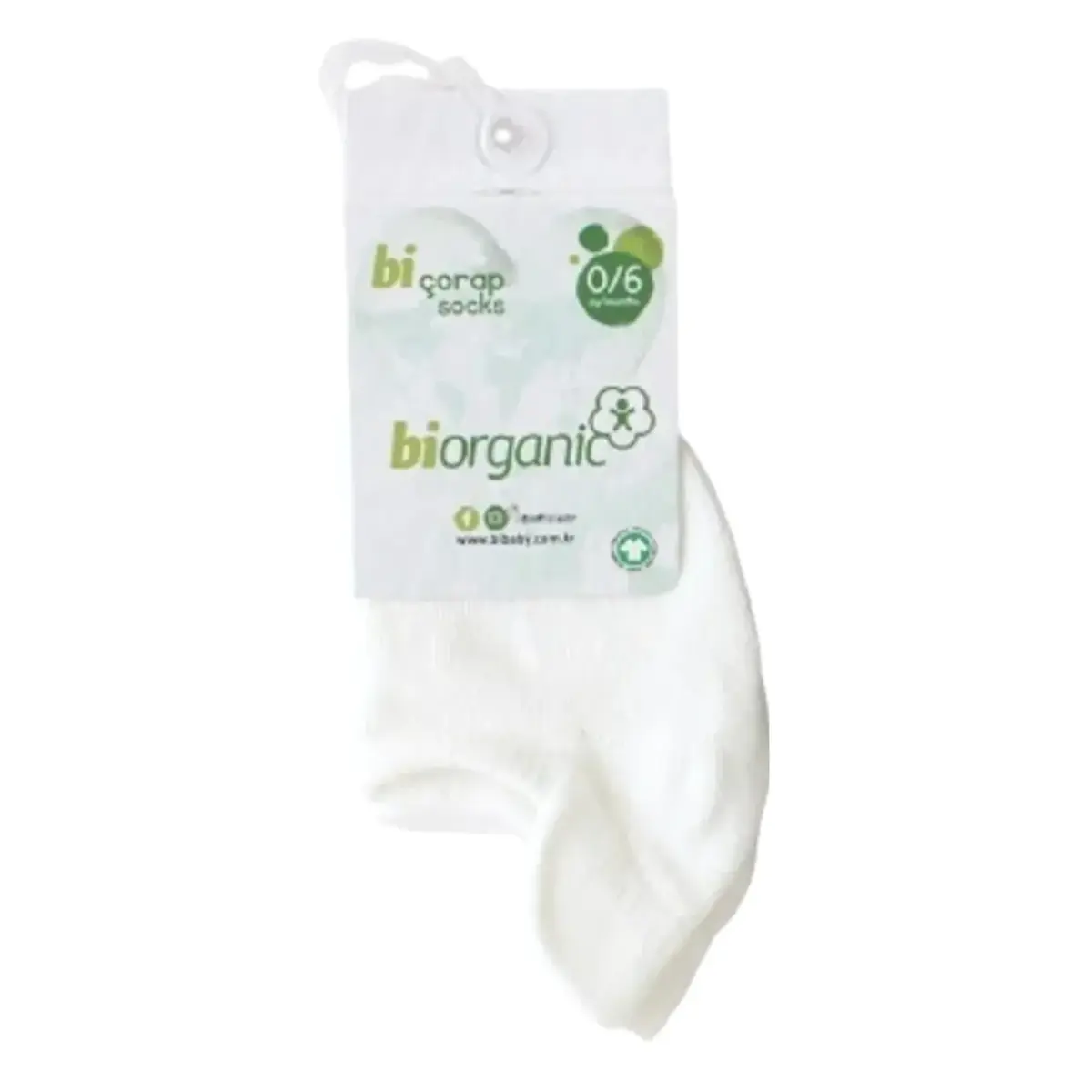 Bibaby Organik Çorap Soket Basic Sneaskers Ekru Bibaby Organik Çorap Soket Basic Sneaskers Ekru