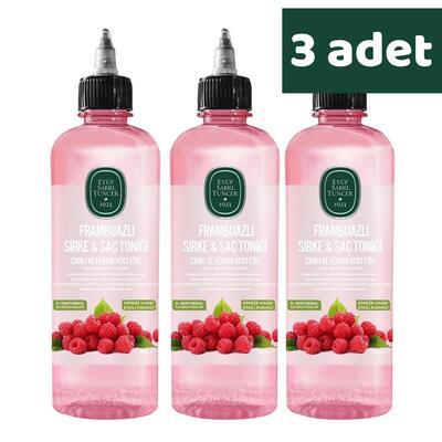 Eyüp Sabri Tuncer Frambuazlı Sirke & Saç Toniği 500 ml x 3 Adet