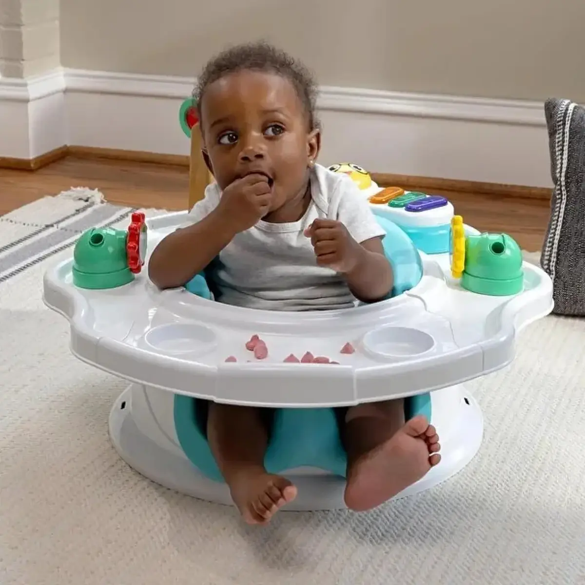 Baby Einstein SuperSeat Touch of Tunes 3 in 1 Portatif Mama Sandalyesi Beyaz
