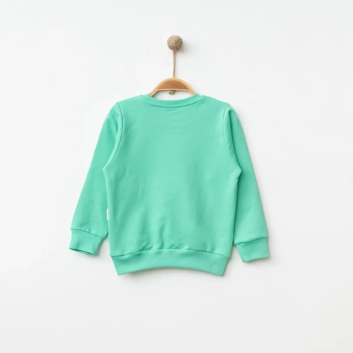 Bebolly Sweatshirt Happy Baskılı Mint
