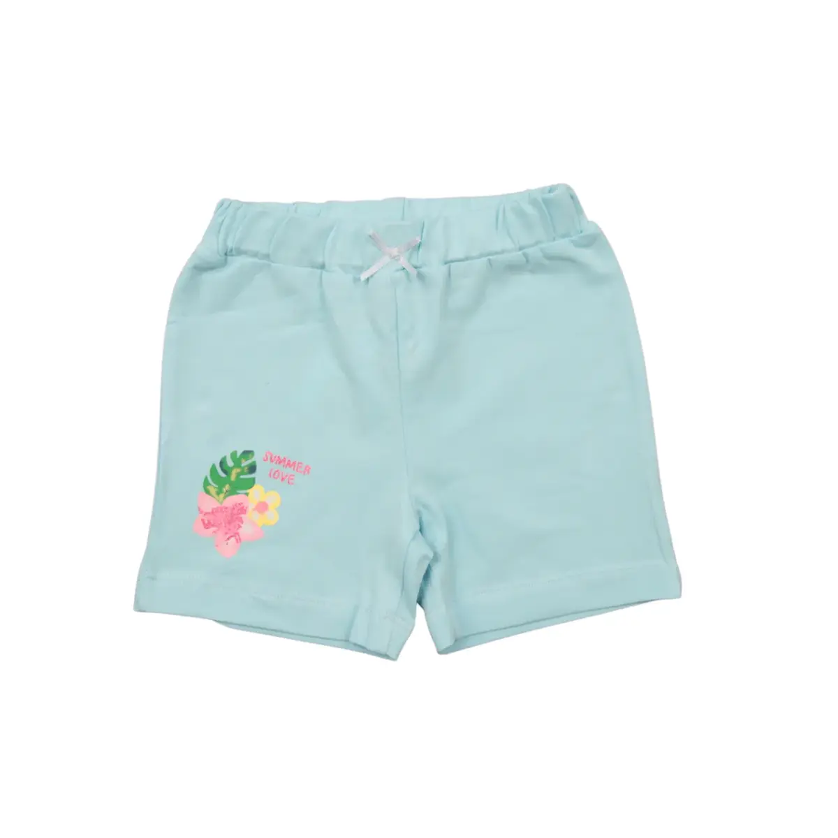 Mini Damla Şort Love Summer Mavi