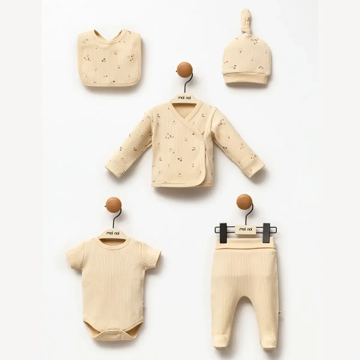 Moi Noi Hastane Çıkışı 5li Kiraz Ekru