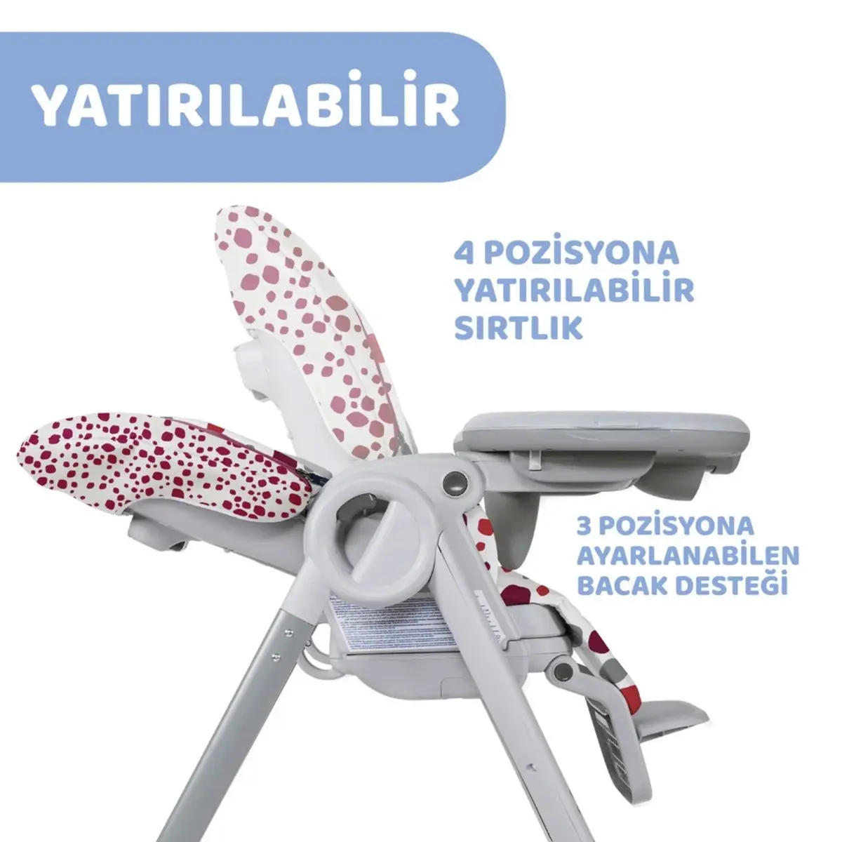 Chicco Polly Progres5 Mama Sandalyesi Cherry