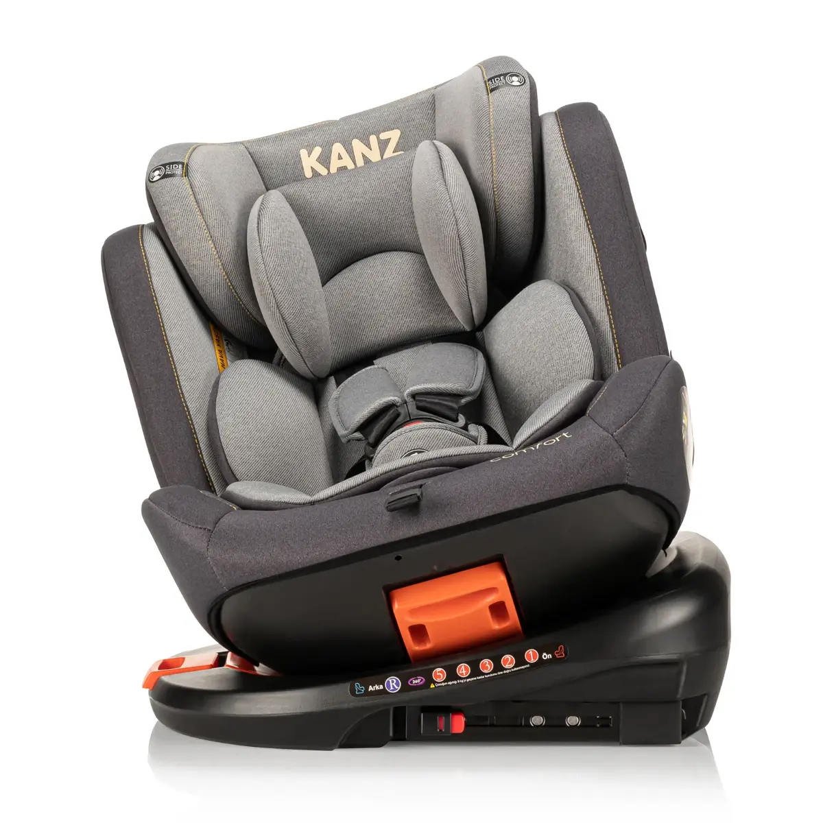 Kanz Comfort Oto Koltuğu 0-36 Kg Gri