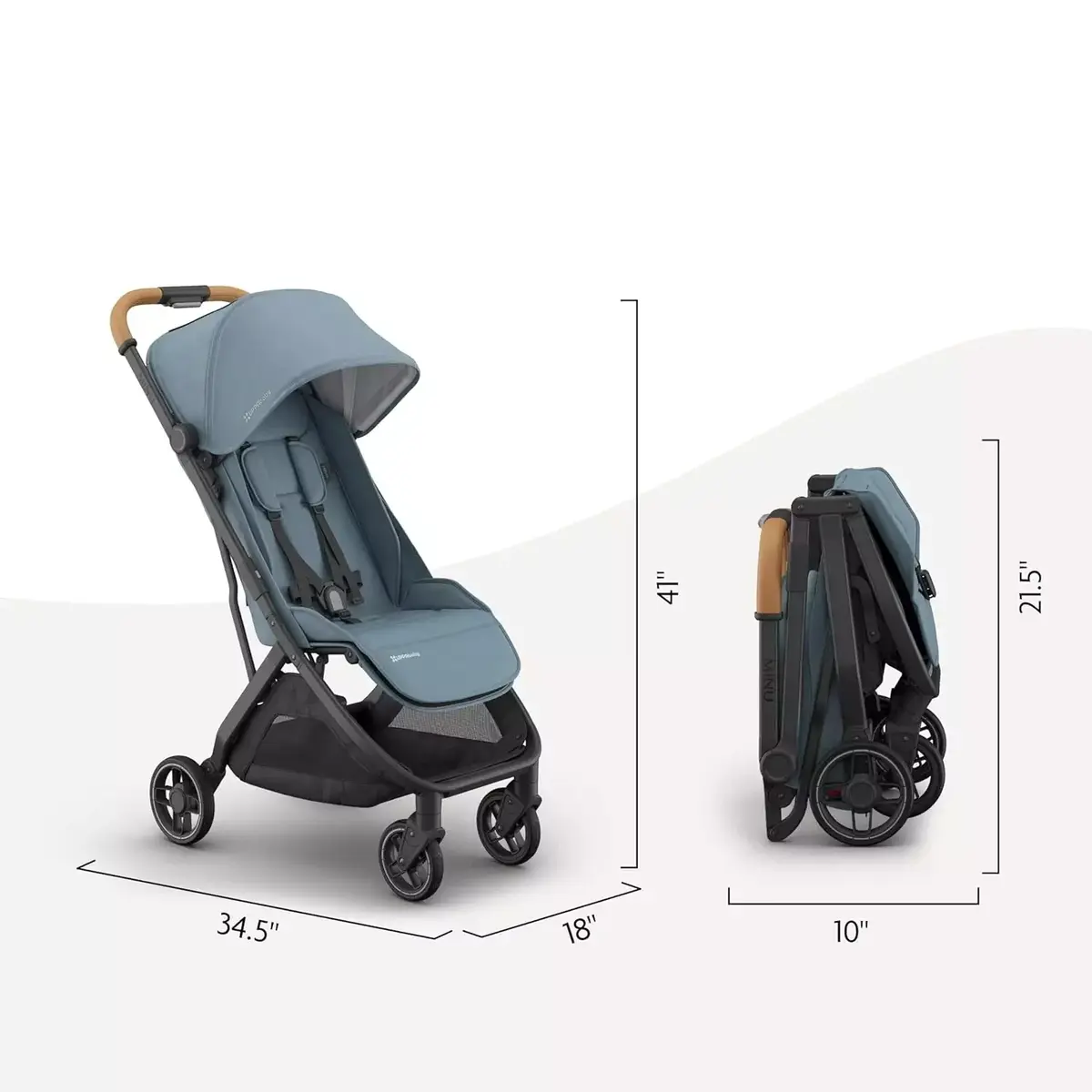 Uppababy Minu V3 Kabin Bebek Arabası Stone Blue