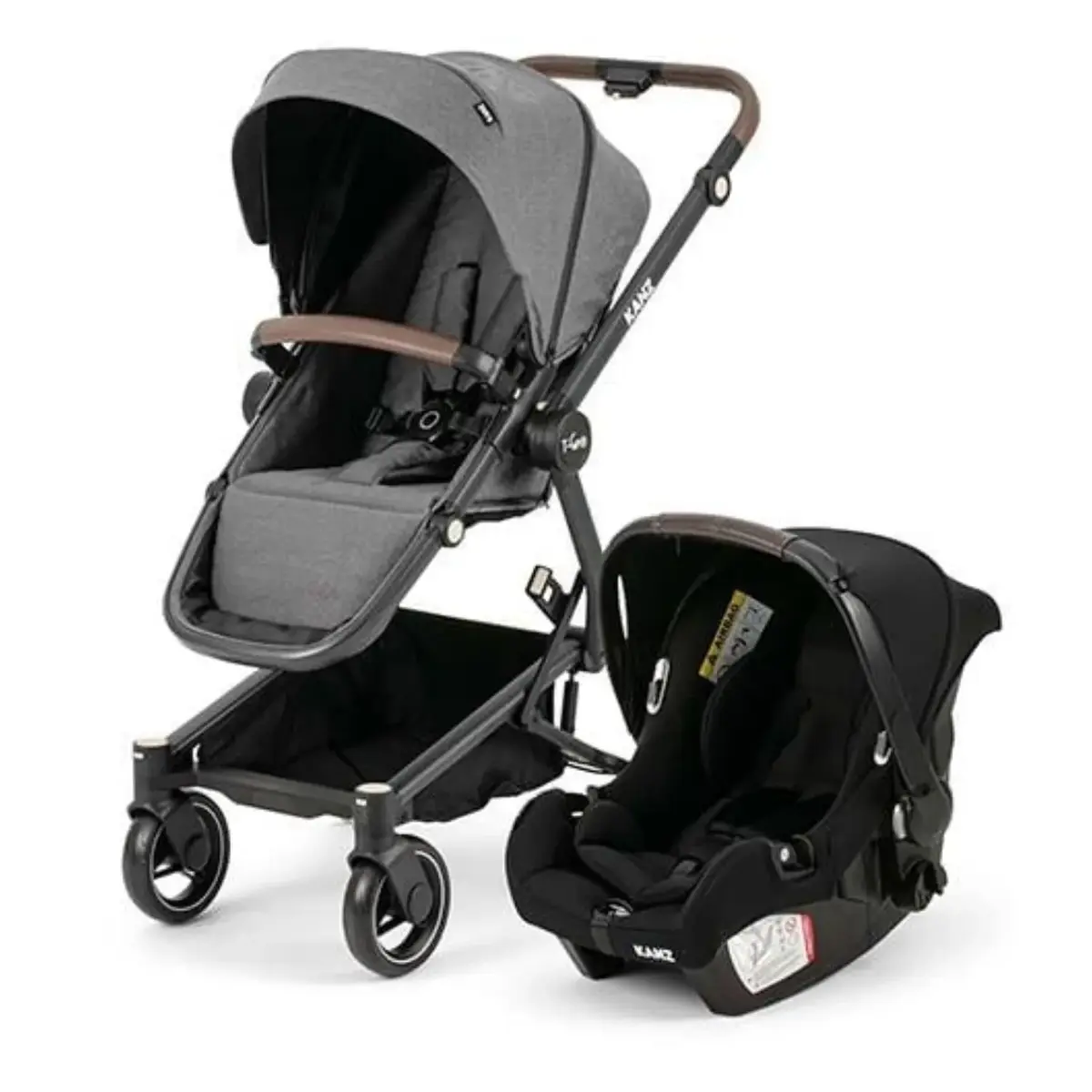 Kanz T-Go Travel Sistem Bebek Arabası Siyah Kanz T-Go Travel Sistem Bebek Arabası Siyah