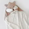 Bibaby Bornoz Takımı Sweet Fox Ekru - Kahverengi