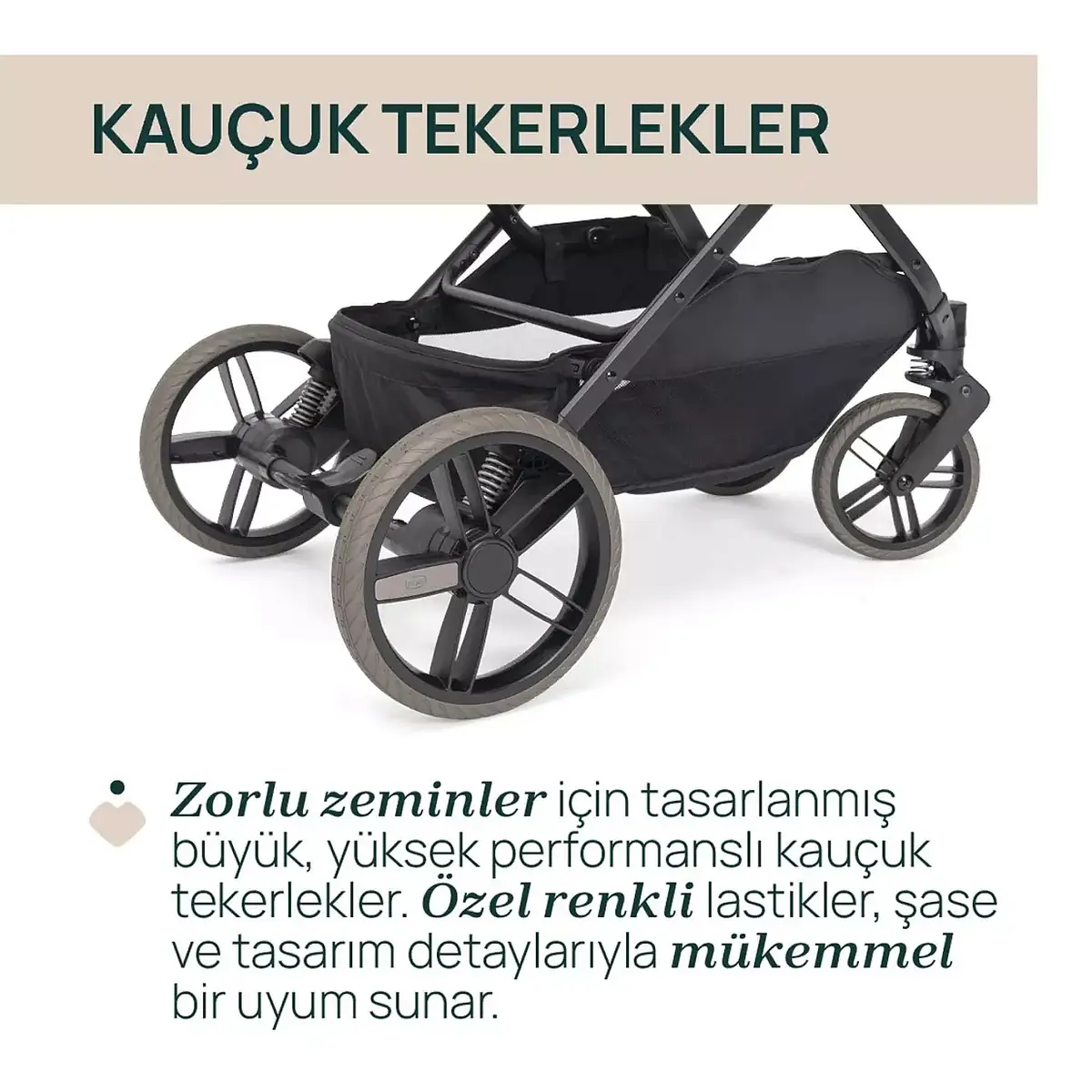 Chicco Dolomiti Bebek Arabası Charcoal