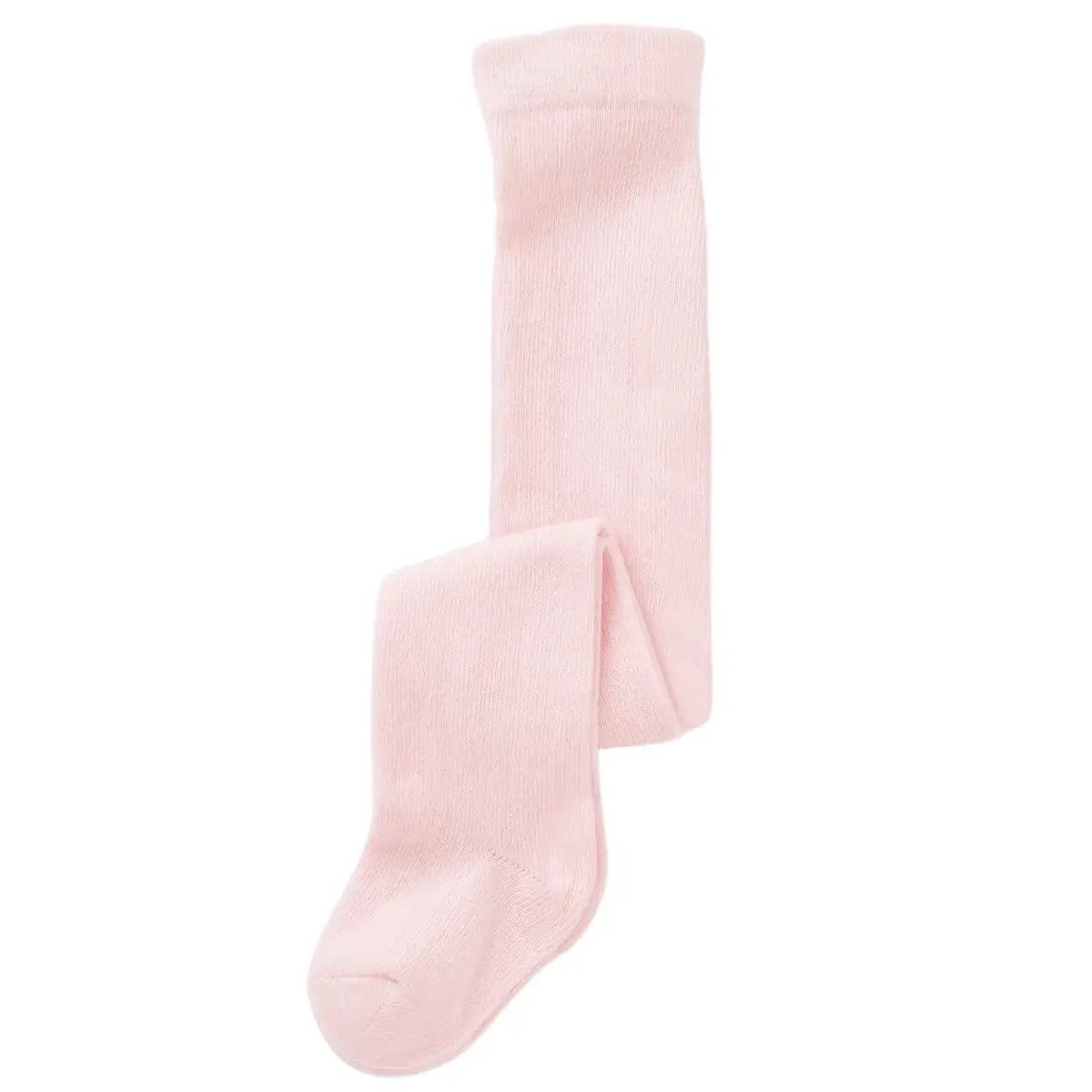 Bibaby Organik Çorap Külotlu Klasik Düz Pembe