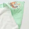 Bibaby Havlu Animals On Board Ekru - Yeşil