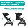 Chicco We Bebek Arabası Black