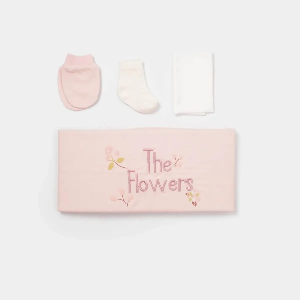 Bibaby Organik Hastane Çıkışı 10lu The Flowers Ekru - Pembe