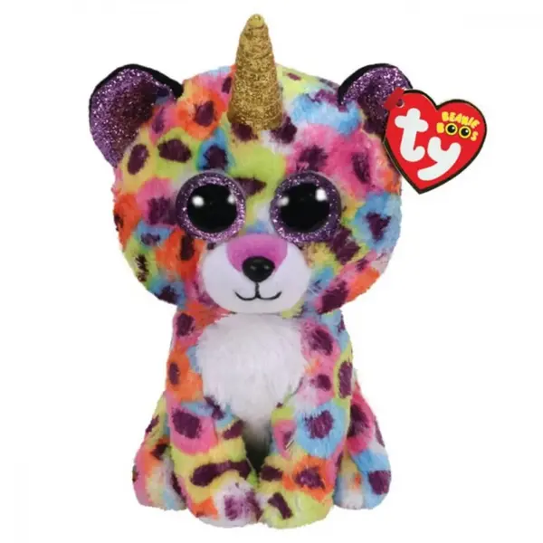 Ty Peluş Giselle Rainbow Leopard Born Reg