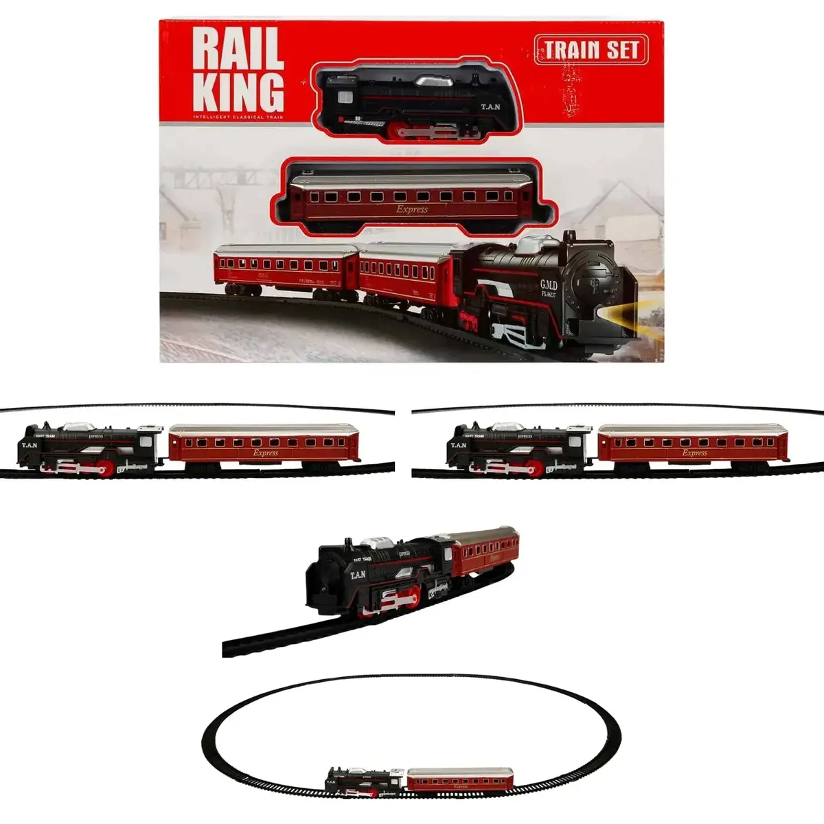 Kutulu Pilli Tren Seti 48 Parça