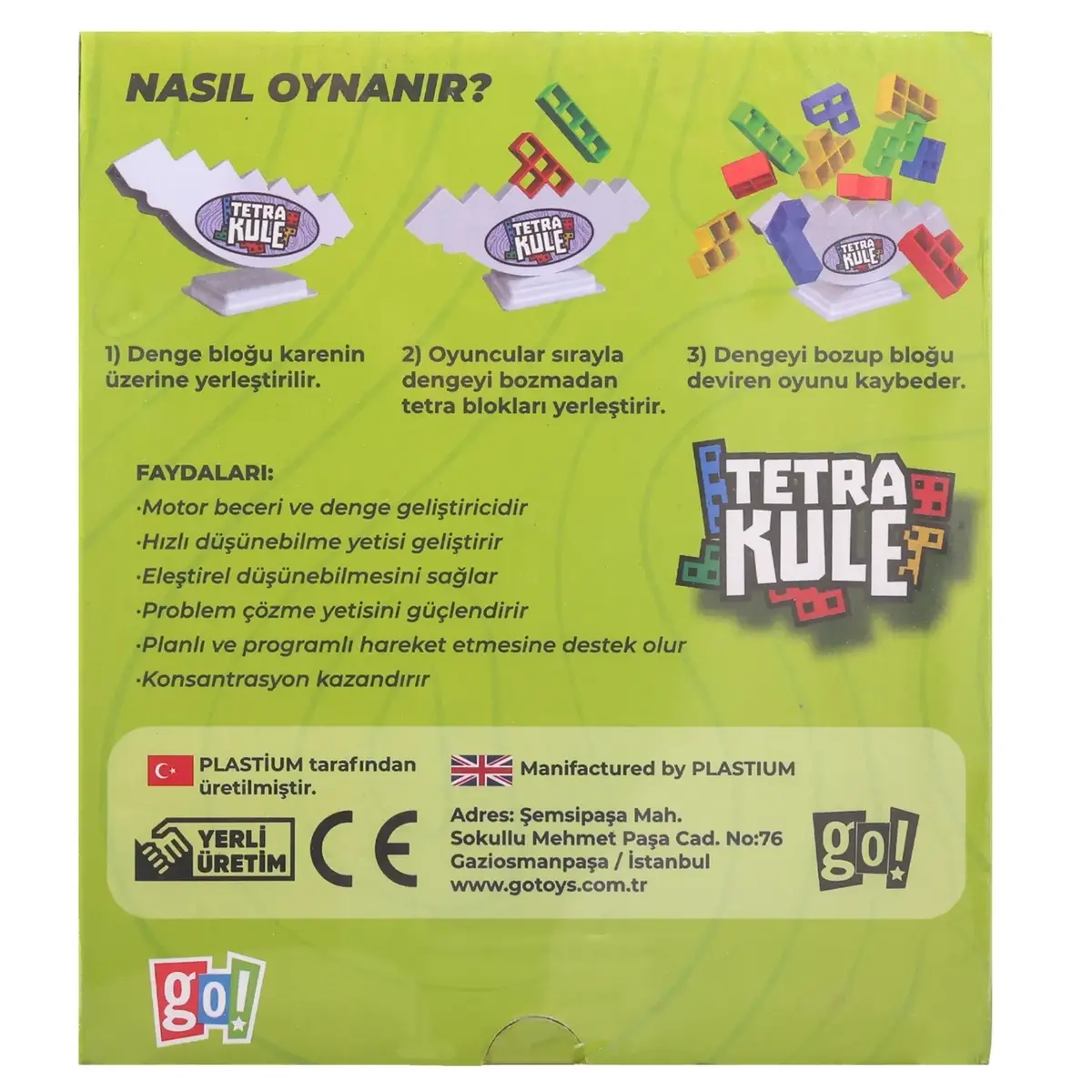 Tetra Kule Denge Oyunu