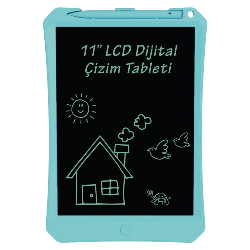 Wicue LCD Dijital Çizim Tableti 11" Mavi
