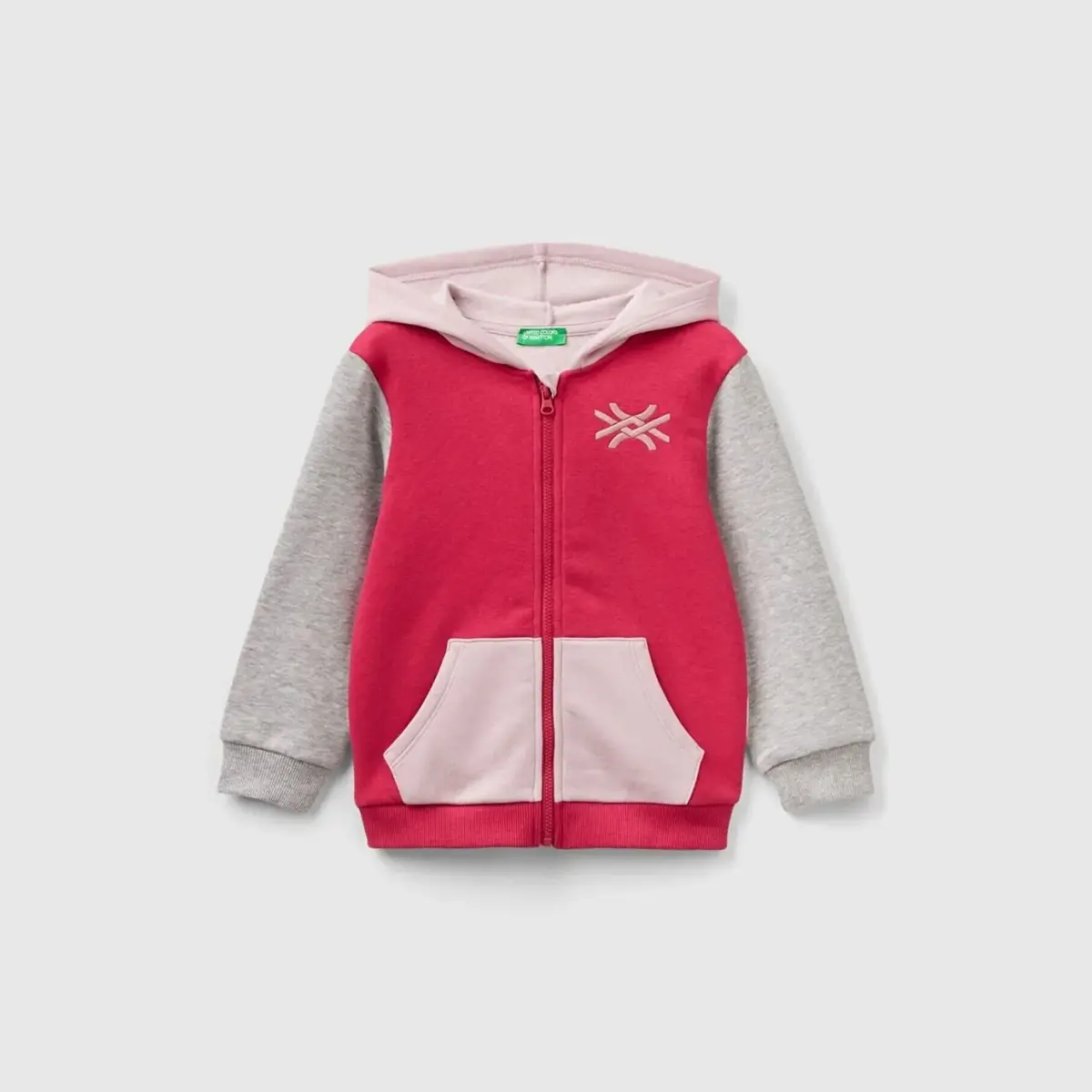 Benetton Sweatshirt Açık Pembe Benetton Sweatshirt Açık Pembe