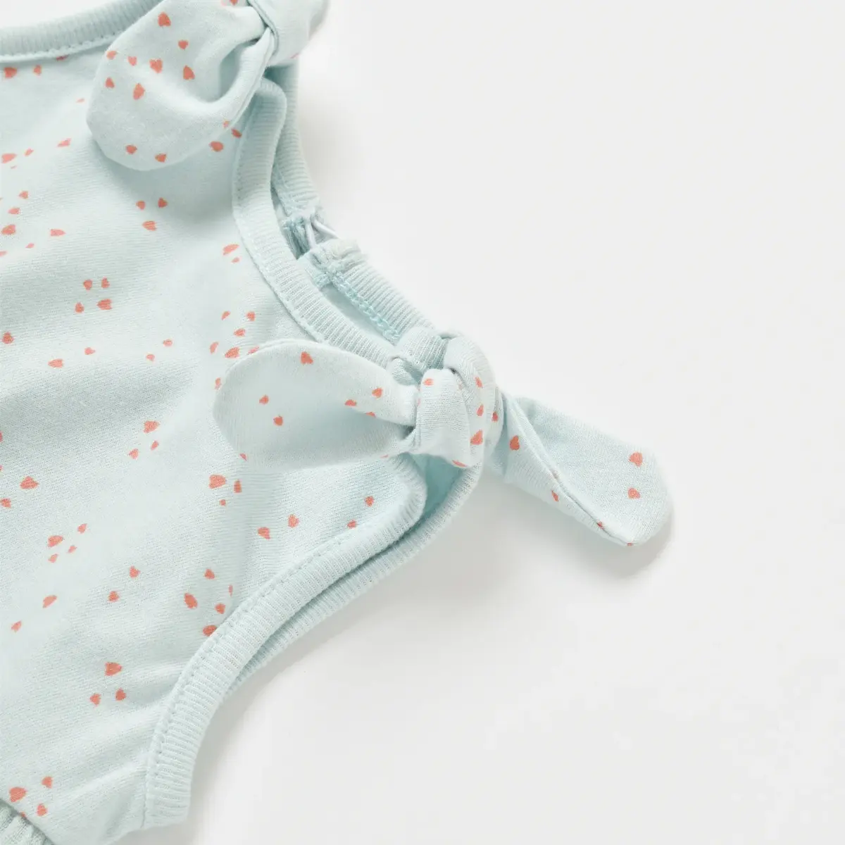 Bibaby Organik Elbise Pretty Ears Bunny Mint