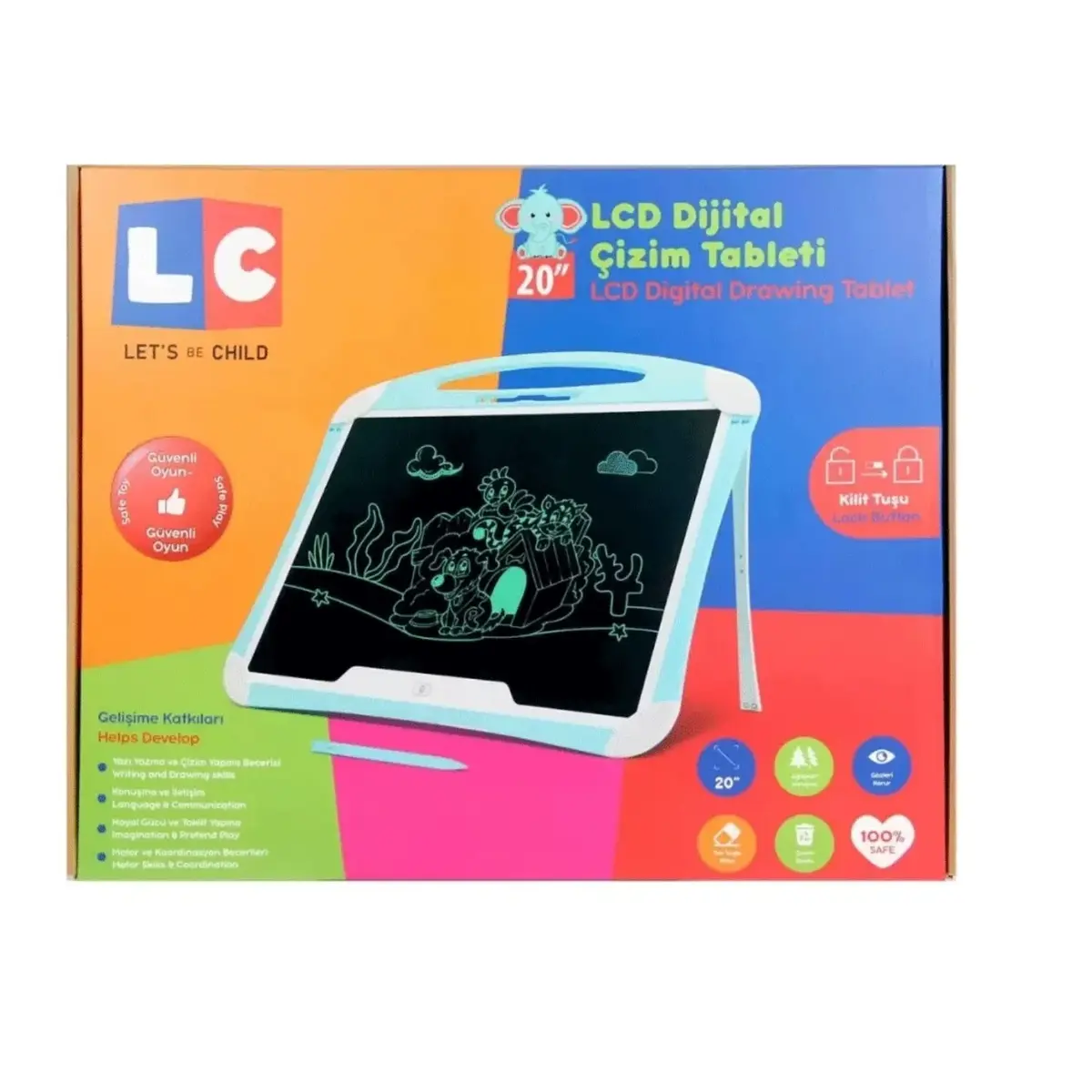 LC Dijital Çizim Tableti 20 İnç