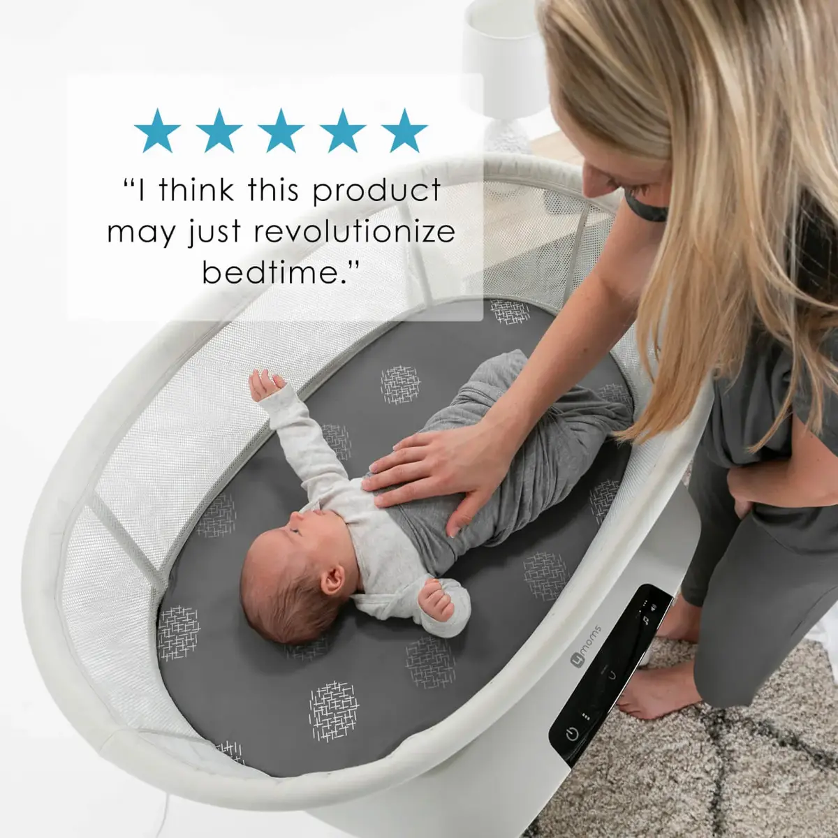 4moms Mamaroo Sleep Bassinet Grey