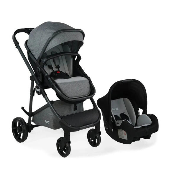 Duux Hill Travel Sistem Bebek Arabası Gri