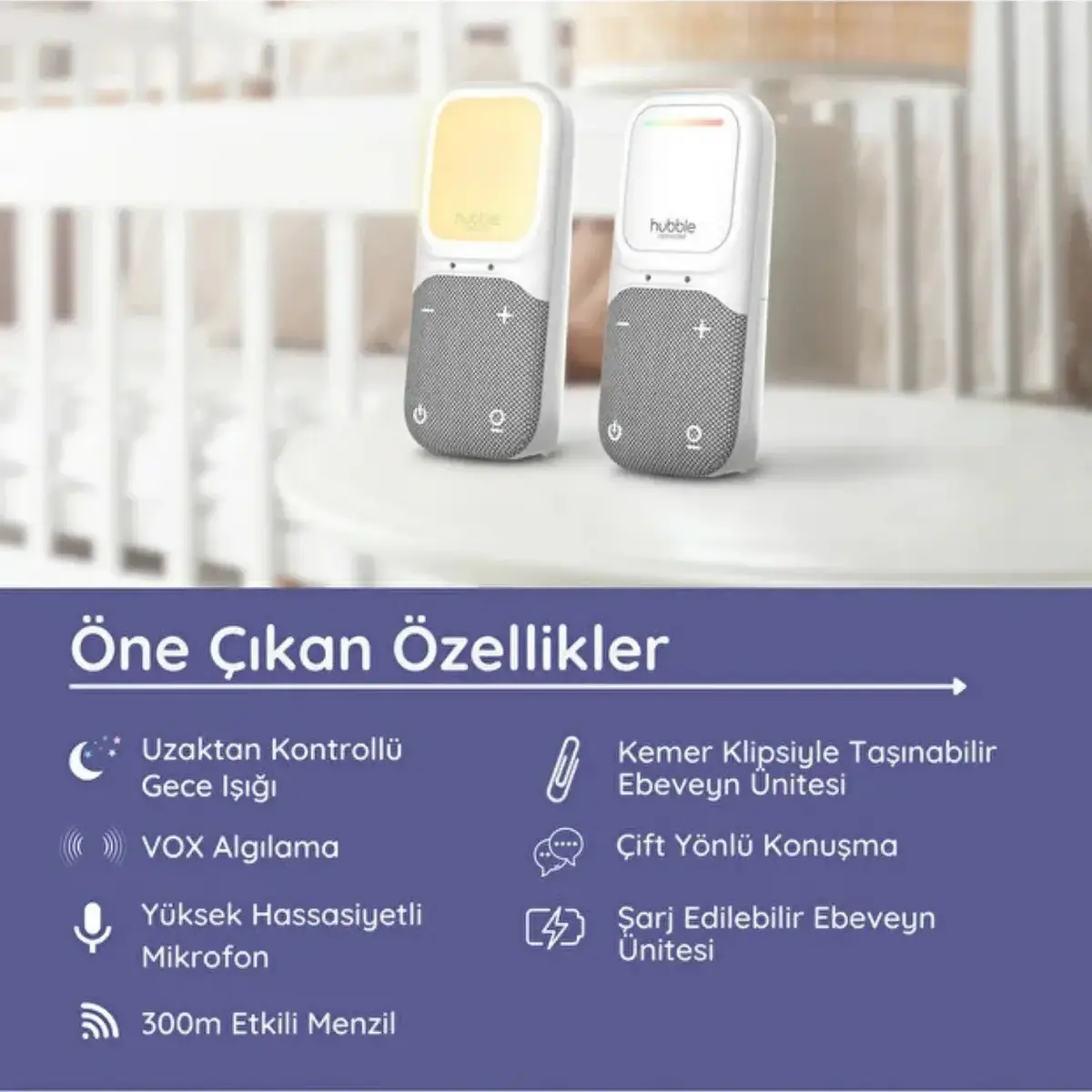Hubble Sense Glow  Bebek Telsizi