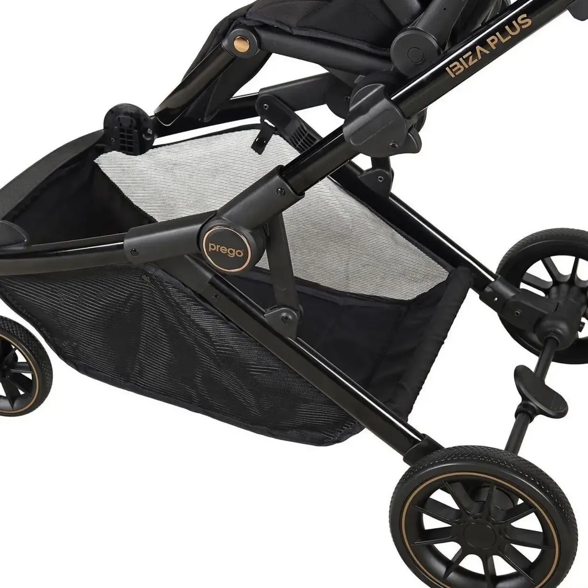 Prego 2223 Ibiza Plus Travel Sistem İkiz Bebek Arabası Siyah