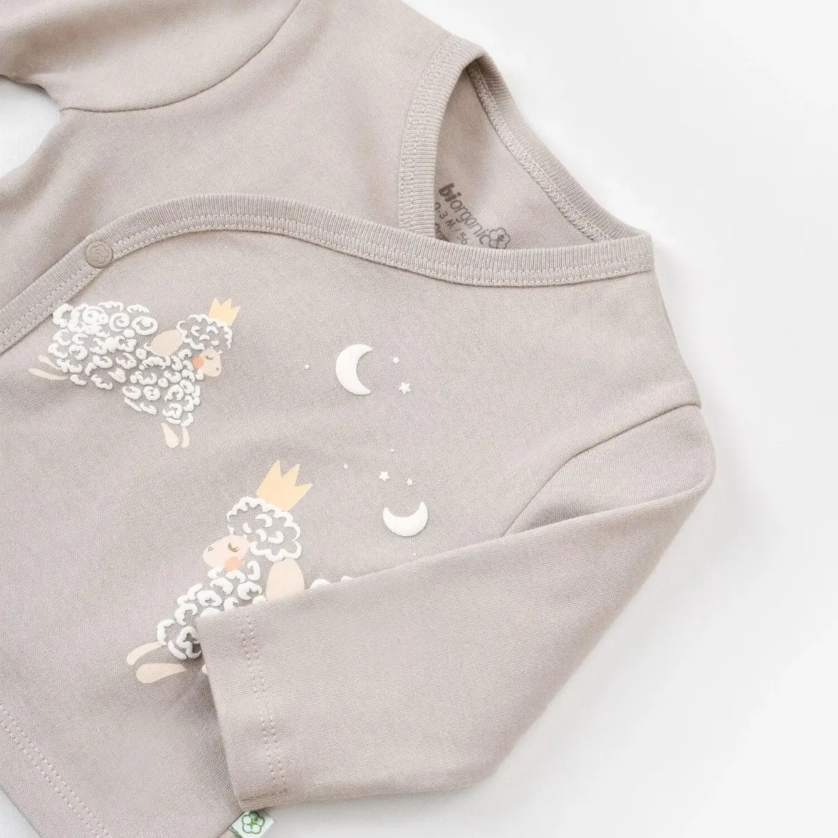 Bibaby Organik Zıbın Takımı 3lü Curly Sheep Bej
