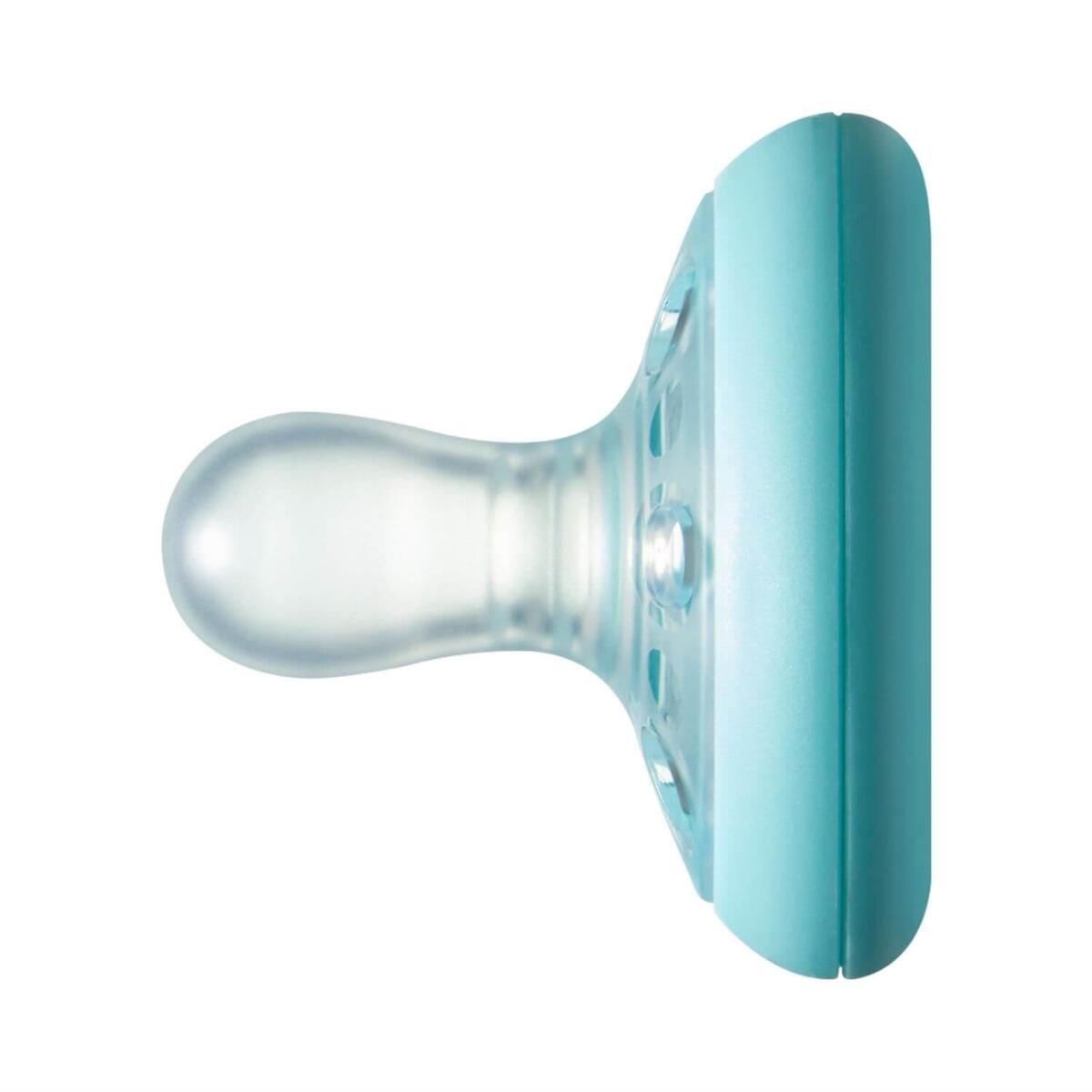 Tommee Tippee Breastlike Emzik 2li 6-18 Ay Mavi - Beyaz