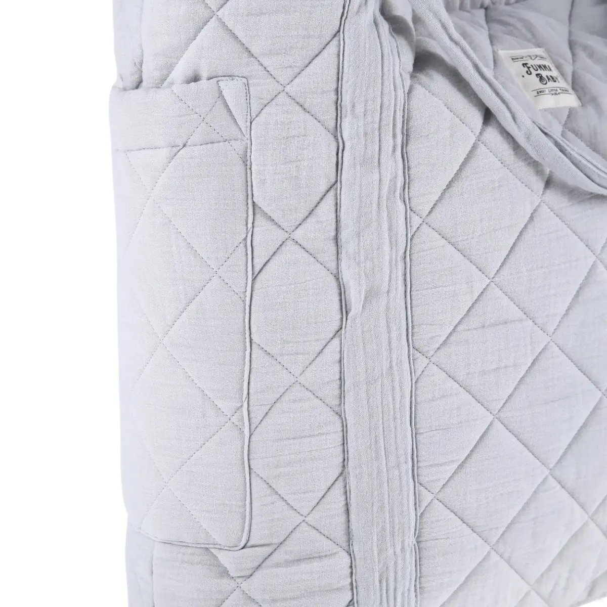 Funna Baby Dove Muslin Omuz Çantası Gri