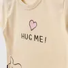 Bebolly 2li Takım Hug Me Baskılı Bej