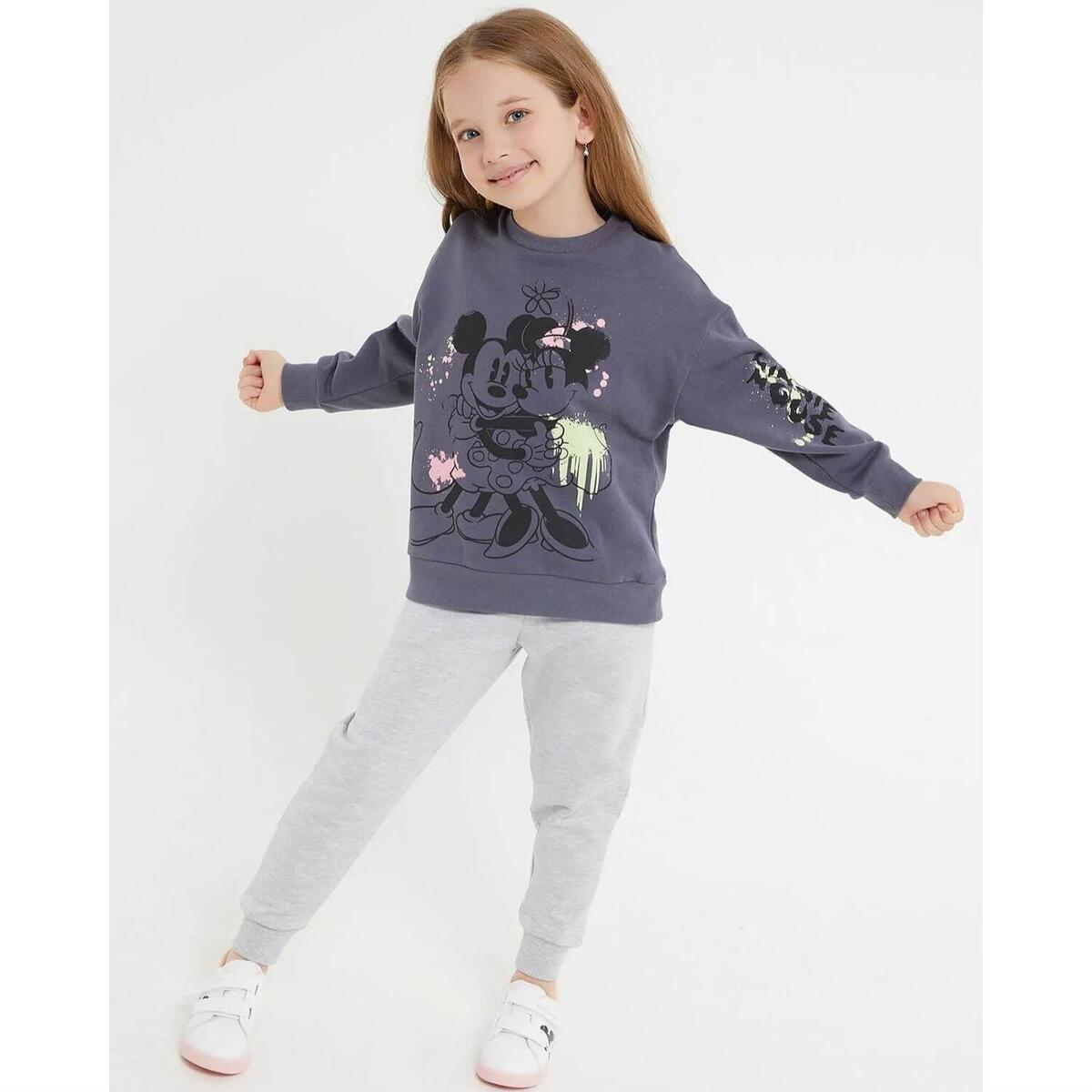 Minnie Mouse Eşofman Takımı Antrasit