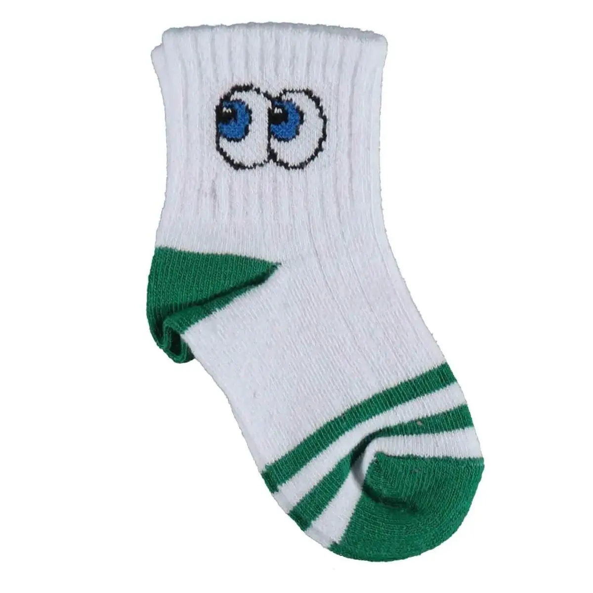 Bibaby Organik Çorap Soket Kısa Eyes Yeşil Bibaby Organik Çorap Soket Kısa Eyes Yeşil